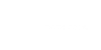 Logo morse code png witte letter Tekengebied 1